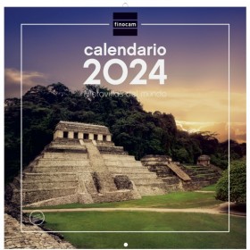 Calendario Neutro con Imán Escribir 2024 XS-140x150 Mes Vista FINOCAM